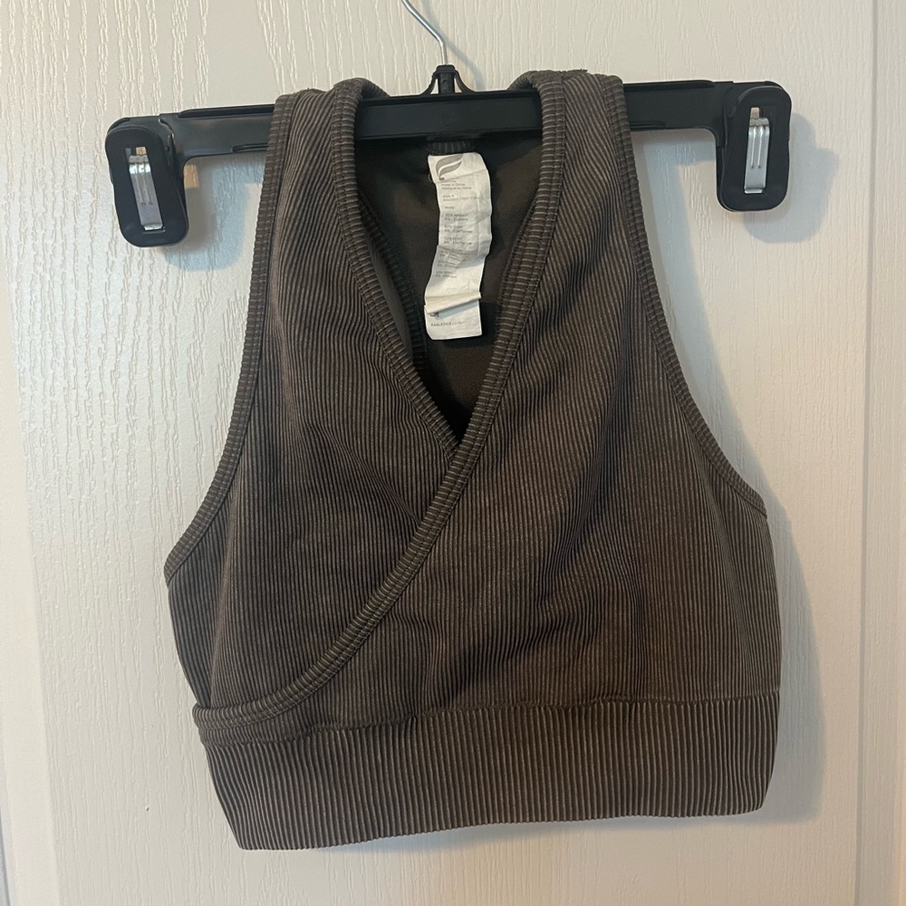 Ribbed Fabletics Crossover Tank
